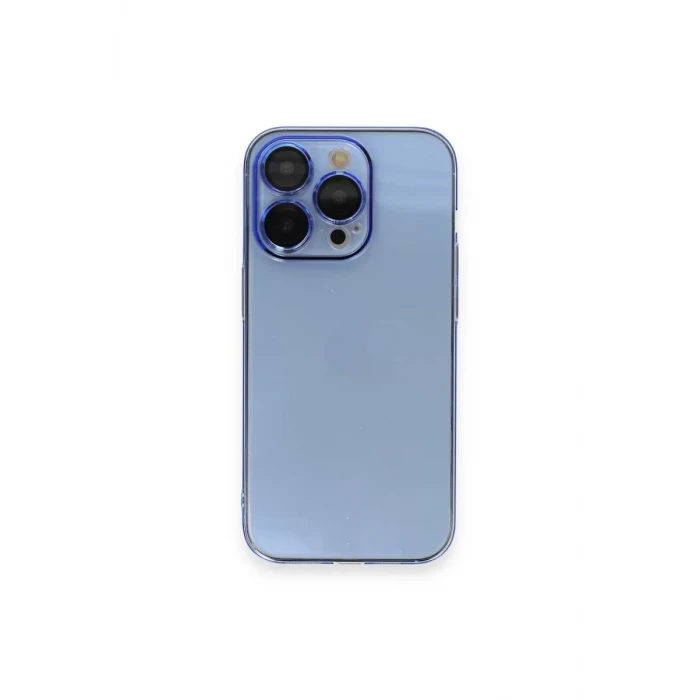 Newface Apple iPhone 14 Pro Max Kılıf Armada Lensli Kapak - Sierra Blue
