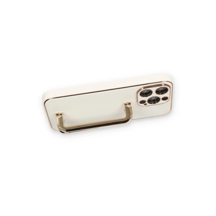 Newface Apple iPhone 14 Pro Max Kılıf Coco Elit Kapak - Beyaz
