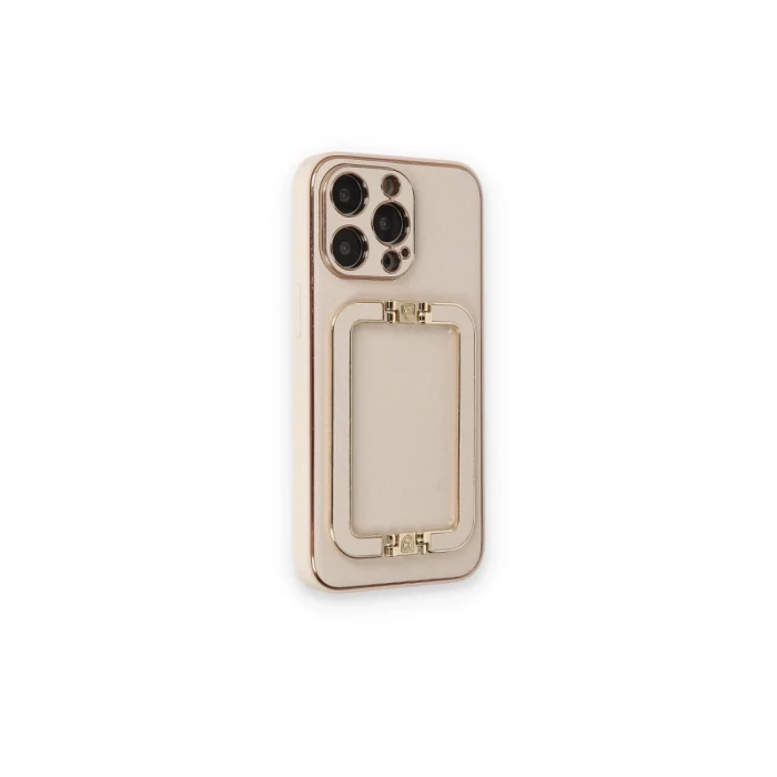 Newface Apple iPhone 14 Pro Max Kılıf Coco Elit Kapak - Gold