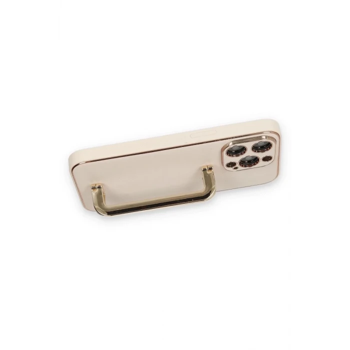 Newface Apple iPhone 14 Pro Max Kılıf Coco Elit Kapak - Gold