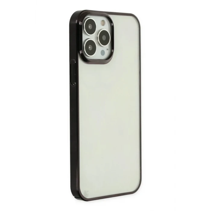 Newface Apple iPhone 14 Pro Max Kılıf Element Silikon - Siyah