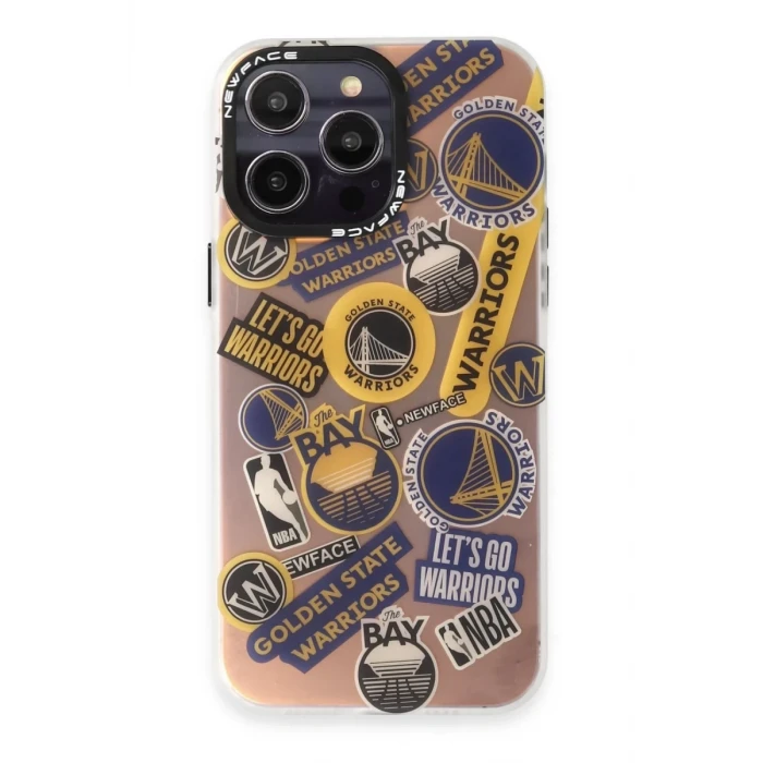 Newface Apple iPhone 14 Pro Max Kılıf Estoril Desenli Kapak - Estoril - 13