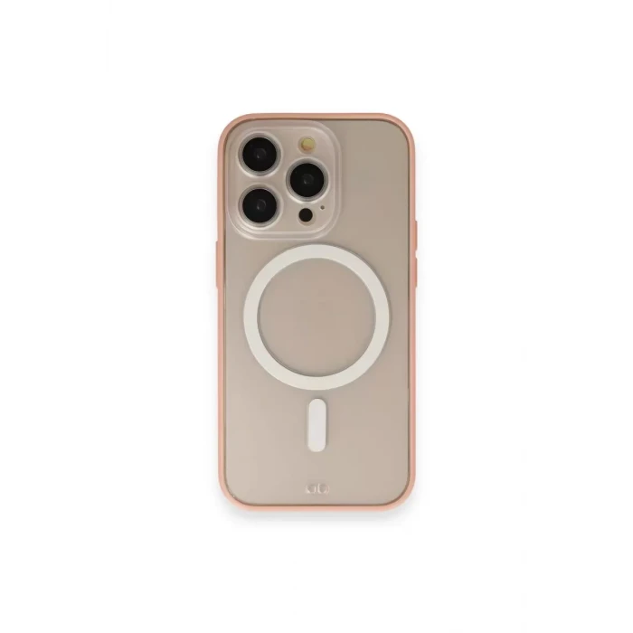 Newface Apple iPhone 14 Pro Max Kılıf Grand Magneticsafe Kapak - Pembe