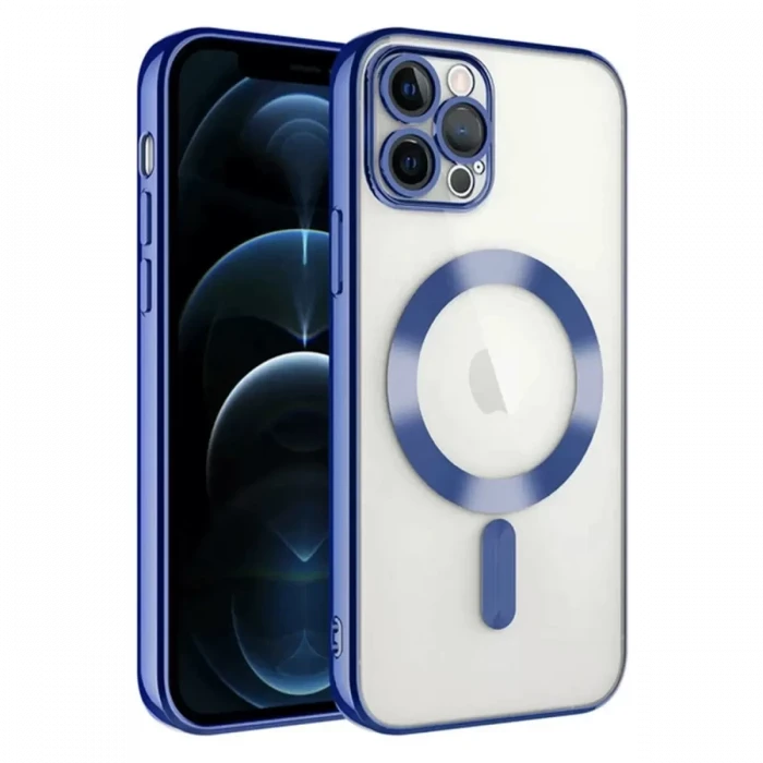 Newface Apple iPhone 14 Pro Max Kılıf Kross Magneticsafe Kapak - Lacivert