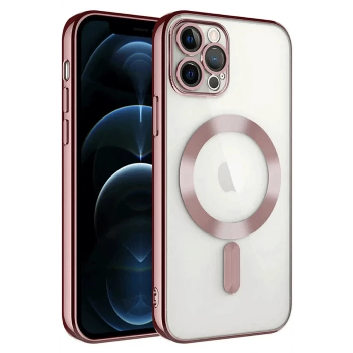Newface Apple iPhone 14 Pro Max Kılıf Kross Magneticsafe Kapak - Rose