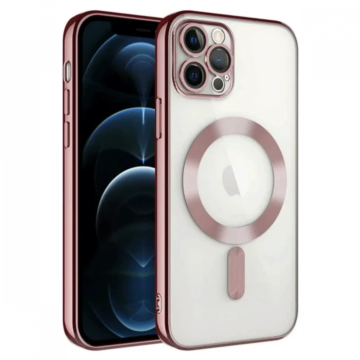Newface Apple iPhone 14 Pro Max Kılıf Kross Magneticsafe Kapak - Rose