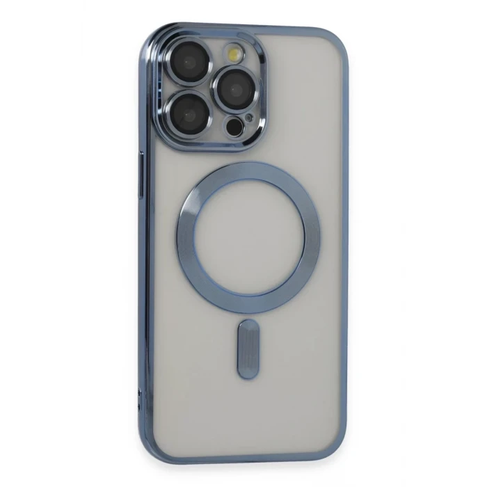 Newface Apple iPhone 14 Pro Max Kılıf Kross Magneticsafe Kapak - Sierra Blue
