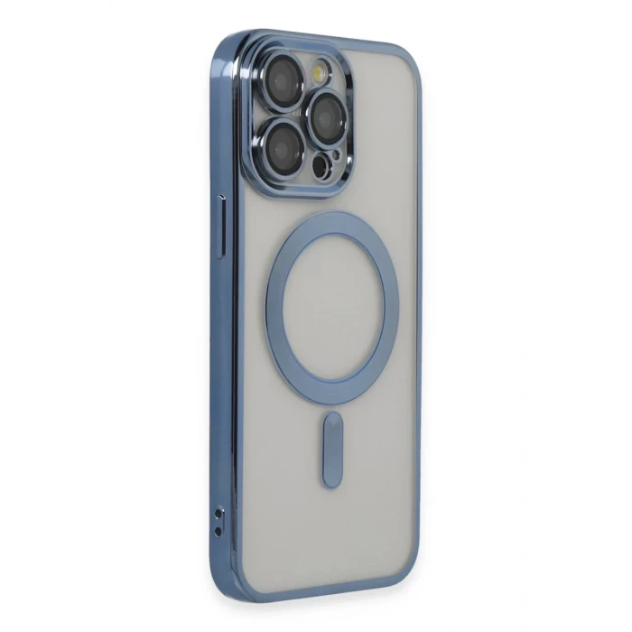 Newface Apple iPhone 14 Pro Max Kılıf Kross Magneticsafe Kapak - Sierra Blue