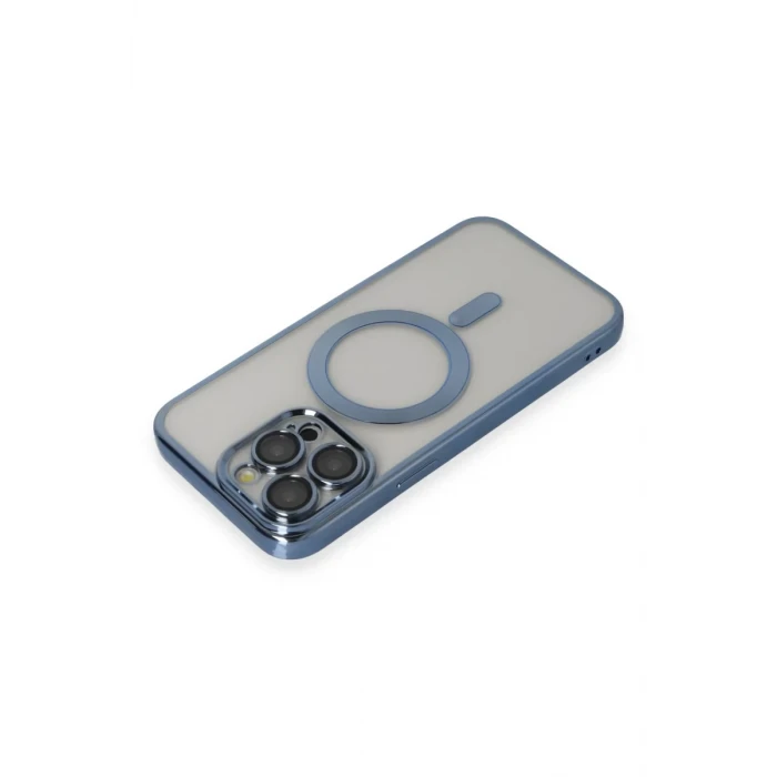 Newface Apple iPhone 14 Pro Max Kılıf Kross Magneticsafe Kapak - Sierra Blue