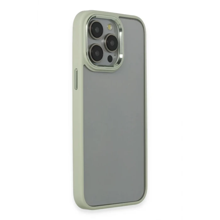 Newface Apple iPhone 14 Pro Max Kılıf Power Silikon - Yeşil