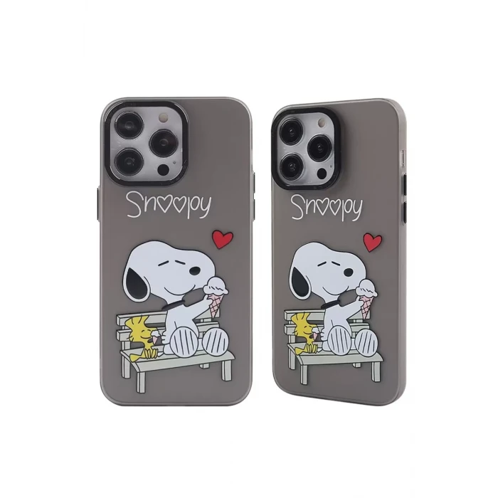 Newface Apple iPhone 14 Pro Max Kılıf Prada Desenli Kapak - Prada Siyah - 2