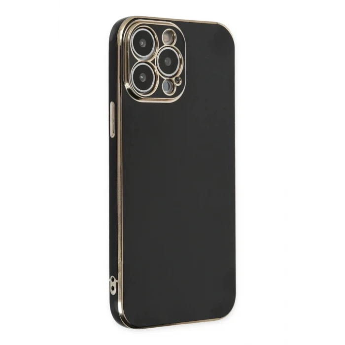 Newface Apple iPhone 14 Pro Max Kılıf Volet Silikon - Siyah