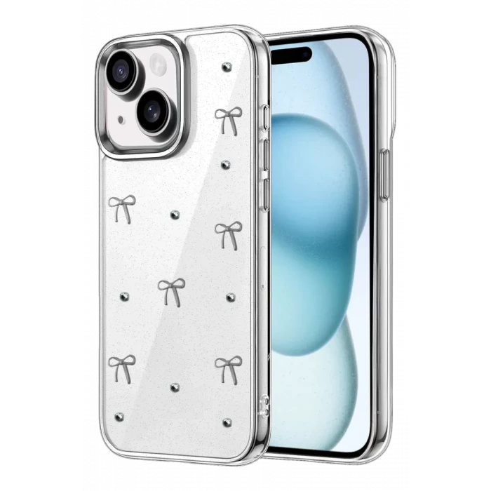 Newface Apple iPhone 15 Fiyonk Desenli Kapak - Desen 5