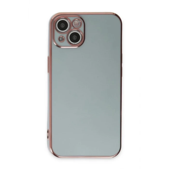 Newface Apple iPhone 15 Kılıf Volet Silikon - Açık Yeşil