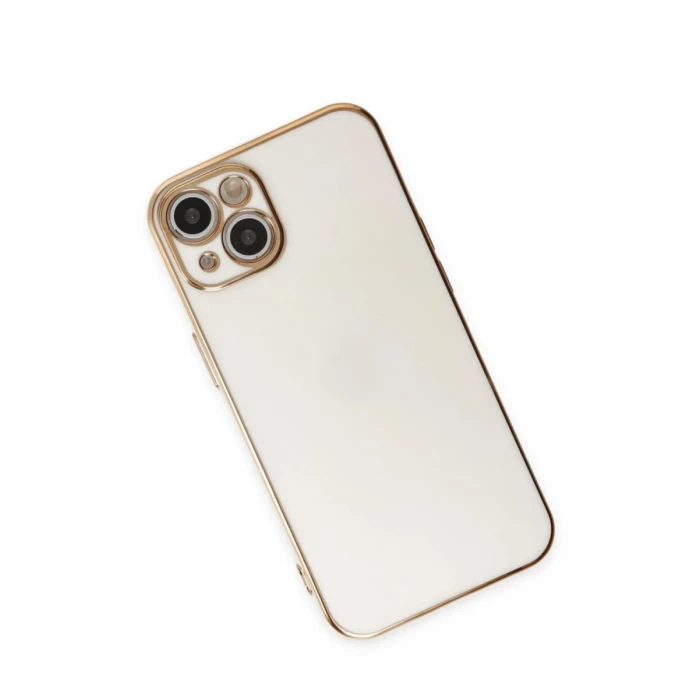 Newface Apple iPhone 15 Kılıf Volet Silikon - Beyaz