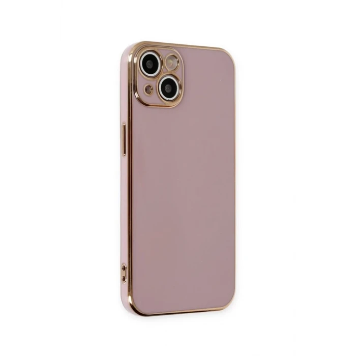 Newface Apple iPhone 15 Kılıf Volet Silikon - Mor