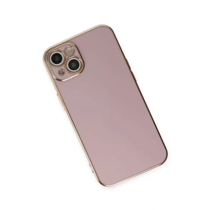Newface Apple iPhone 15 Kılıf Volet Silikon - Mor