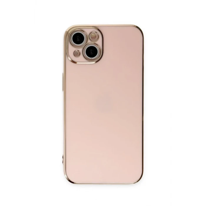 Newface Apple iPhone 15 Kılıf Volet Silikon - Pembe
