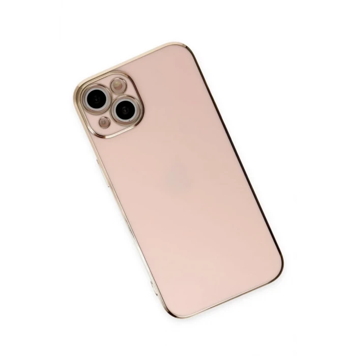 Newface Apple iPhone 15 Kılıf Volet Silikon - Pembe
