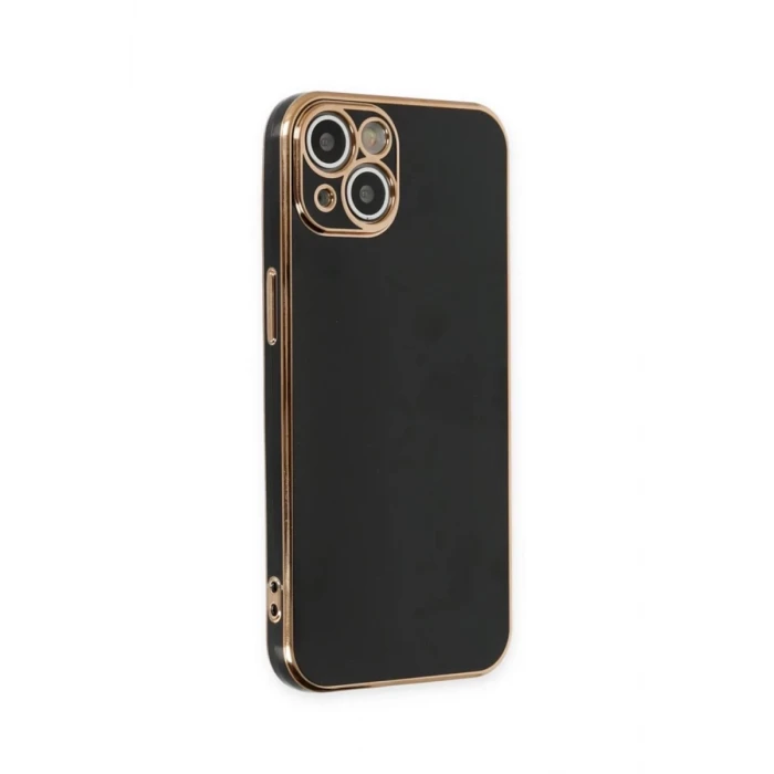 Newface Apple iPhone 15 Kılıf Volet Silikon - Siyah