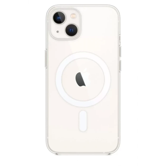Newface Apple iPhone 15 Plus Kılıf Magneticsafe Şeffaf Silikon - Şeffaf