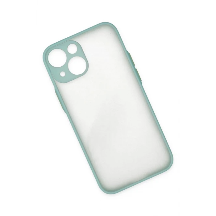Newface Apple iPhone 15 Plus Kılıf Montreal Silikon Kapak - Açık Yeşil