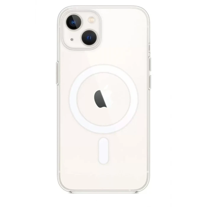 Newface Apple iPhone 15 Plus Kılıf Pc Real Magsafe Kapak - Şeffaf