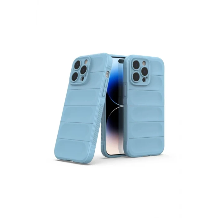 Newface Apple iPhone 15 Pro Kılıf Optimum Silikon - Sky Blue