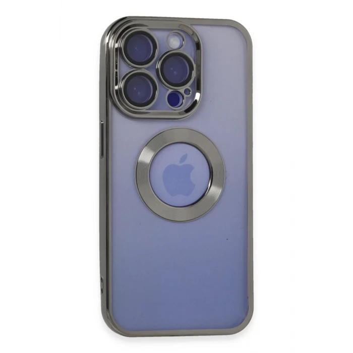 Newface Apple iPhone 15 Pro Kılıf Slot Silikon - Titan Gri