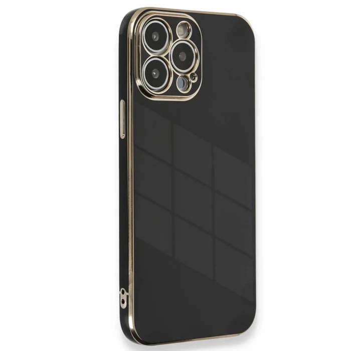 Newface Apple iPhone 15 Pro Kılıf Volet Silikon - Siyah