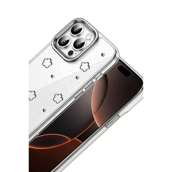 Newface Apple iPhone 15 Pro Max Fiyonk Desenli Kapak - Desen 2
