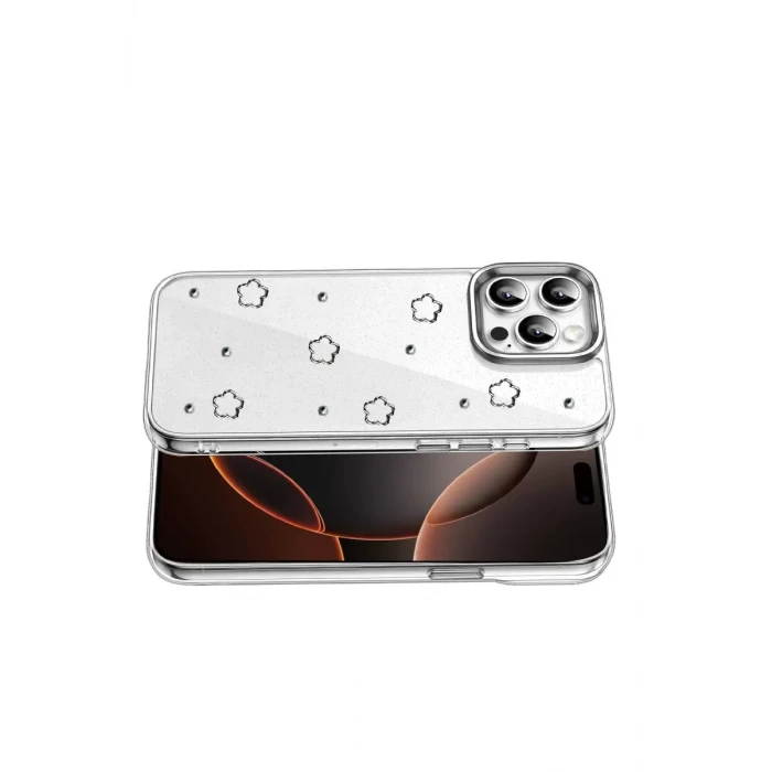Newface Apple iPhone 15 Pro Max Fiyonk Desenli Kapak - Desen 2