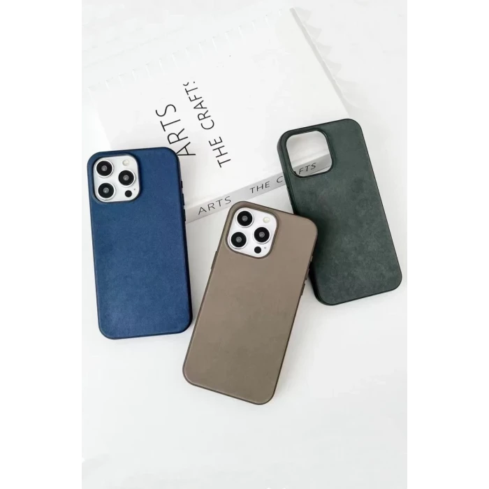 Newface Apple iPhone 15 Pro Max Kılıf Karen Magsafe Kapak - Lacivert