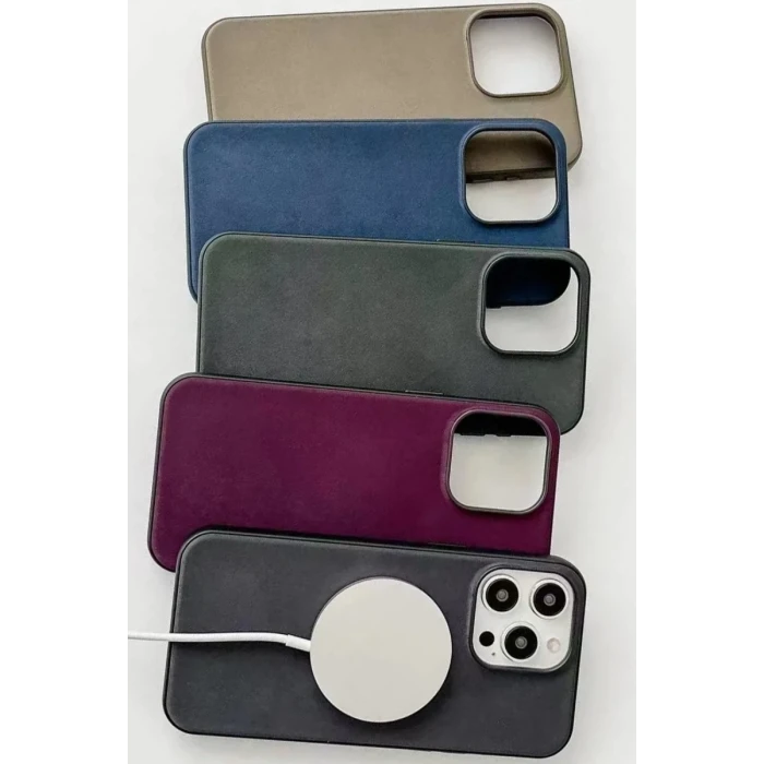 Newface Apple iPhone 15 Pro Max Kılıf Karen Magsafe Kapak - Siyah