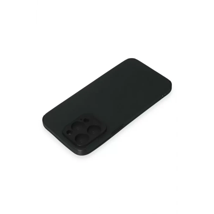 Newface Apple iPhone 15 Pro Max Kılıf Loop Deri Silikon - Yeşil