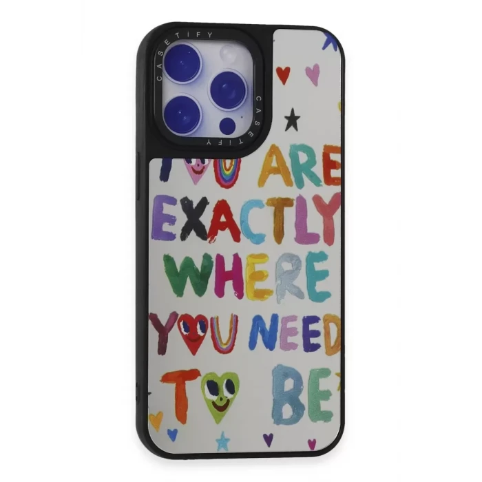 Newface Apple iPhone 15 Pro Max Kılıf Mirror Desenli Kapak - Mirror - 10