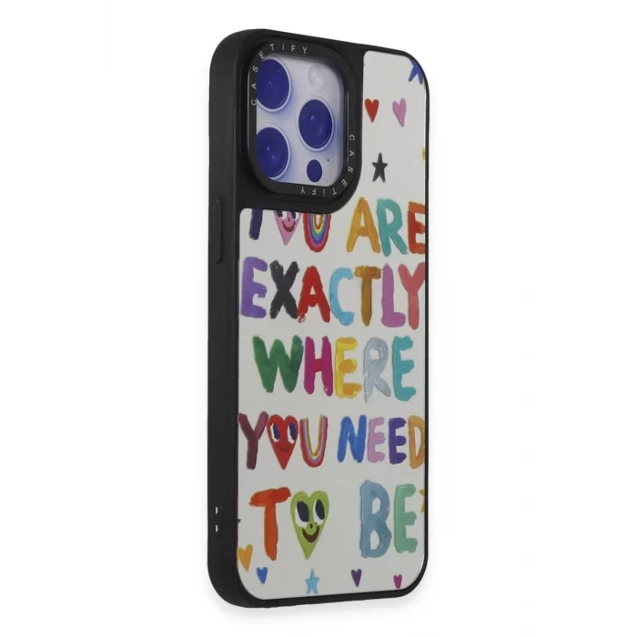 Newface Apple iPhone 15 Pro Max Kılıf Mirror Desenli Kapak - Mirror - 10