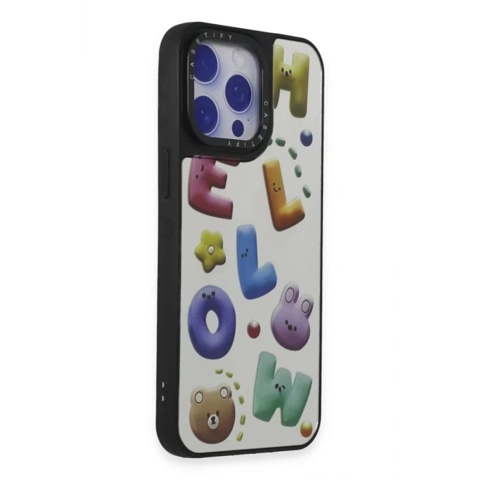 Newface Apple iPhone 15 Pro Max Kılıf Mirror Desenli Kapak - Mirror - 15