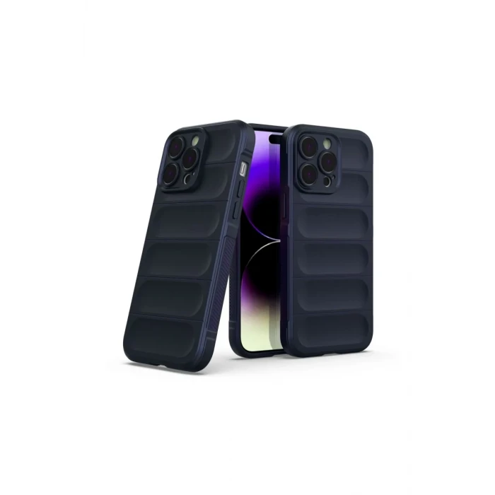 Newface Apple iPhone 15 Pro Max Kılıf Optimum Silikon - Lacivert