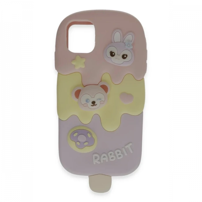 Newface Apple iPhone 15 Pro Max Kılıf Poky Karakter Silikon Kapak - Desen 11