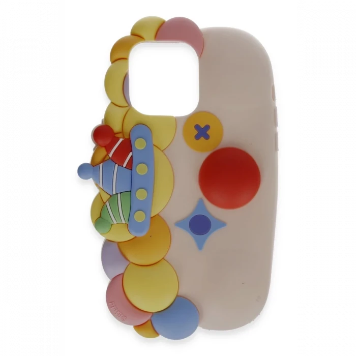 Newface Apple iPhone 15 Pro Max Kılıf Poky Karakter Silikon Kapak - Desen 7