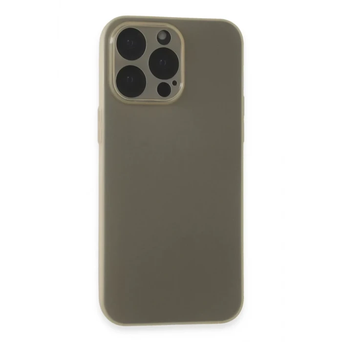 Newface Apple iPhone 15 Pro Max Kılıf Puma Silikon - Titan Gri