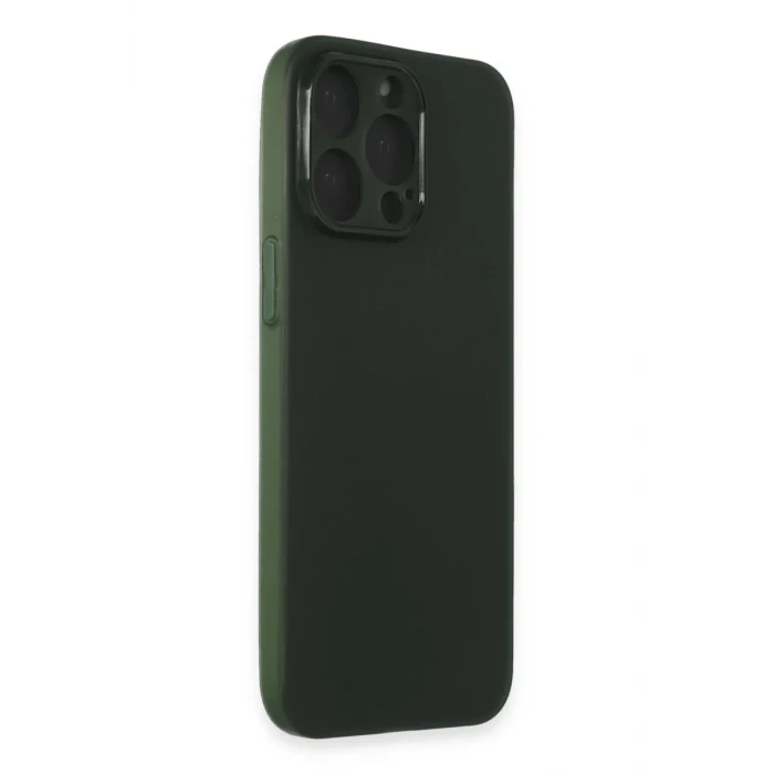 Newface Apple iPhone 15 Pro Max Kılıf Puma Silikon - Yeşil