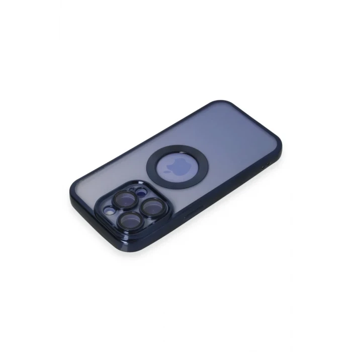 Newface Apple iPhone 15 Pro Max Kılıf Slot Silikon - Lacivert