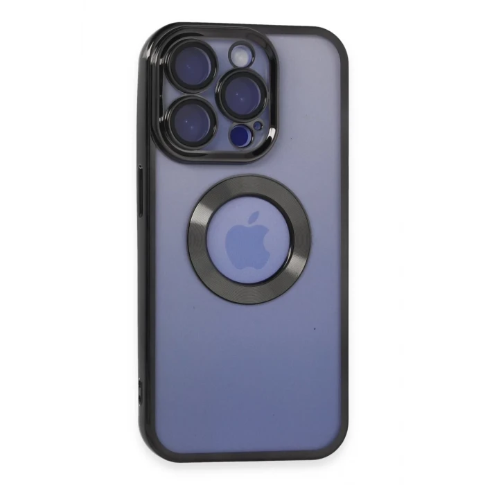 Newface Apple iPhone 15 Pro Max Kılıf Slot Silikon - Siyah