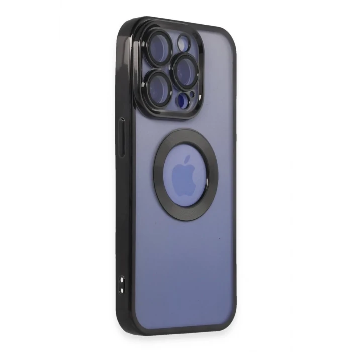 Newface Apple iPhone 15 Pro Max Kılıf Slot Silikon - Siyah