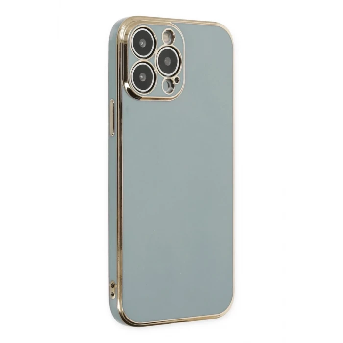 Newface Apple iPhone 15 Pro Max Kılıf Volet Silikon - Açık Yeşil