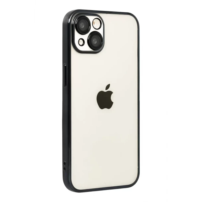 Newface Apple iPhone 15 Razer Lensli Silikon - Siyah