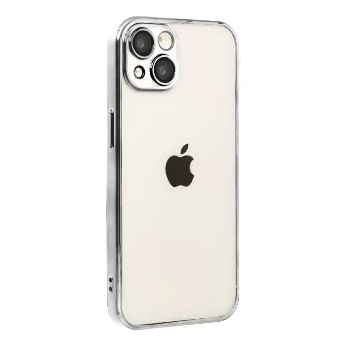 Newface Apple iPhone 15 Razer Lensli Silikon - Titan Gri