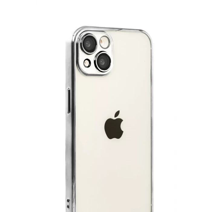 Newface Apple iPhone 15 Razer Lensli Silikon - Titan Gri